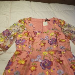 Trina Turk Embroidered Dress